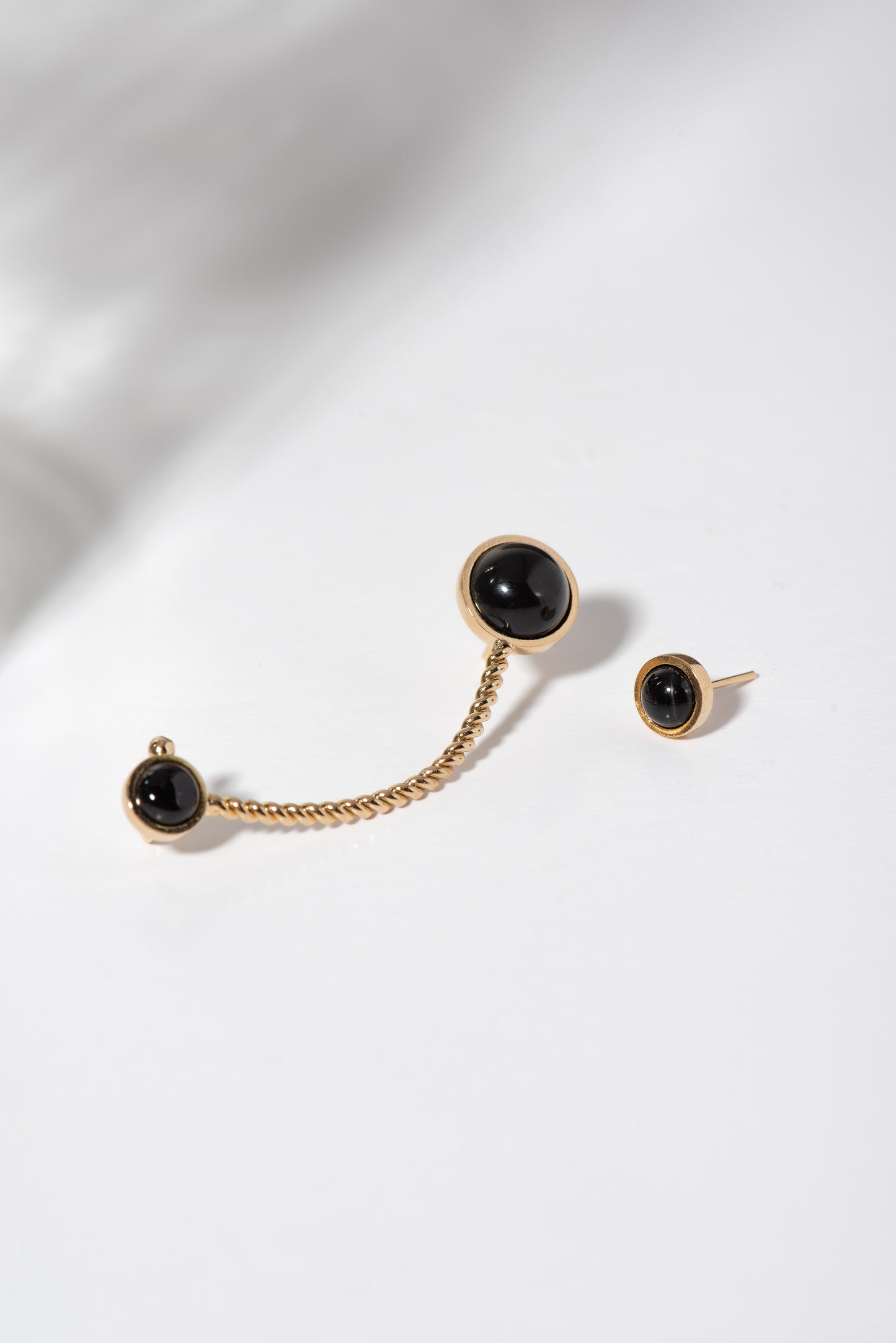 Black Onyx Ear Cuff