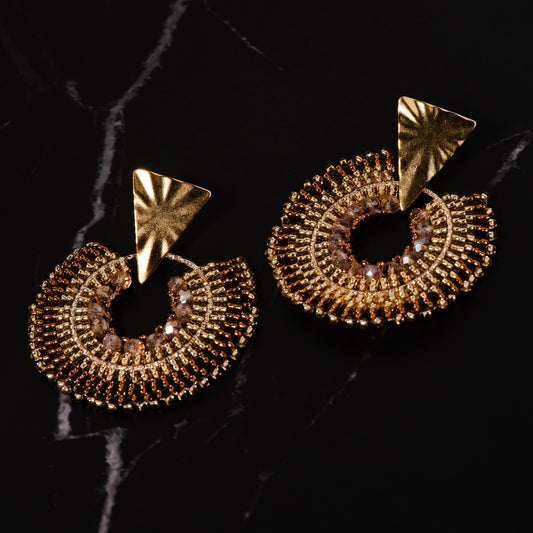 Gold Woven Circle
